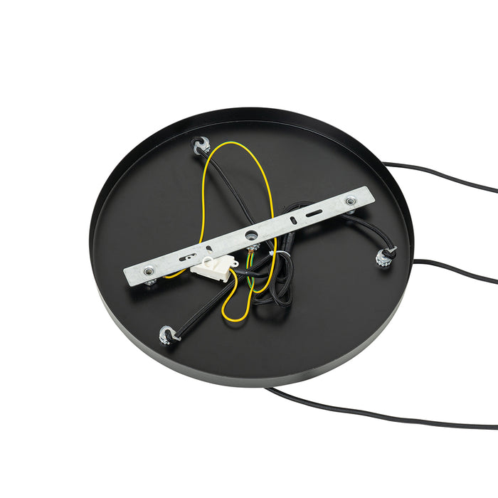 QAZQA Oosterse hanglamp bamboe 3-lichts rond - Amira