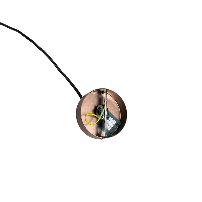 QAZQA Design hanglamp donkerbrons GU10 50mm - Tubo