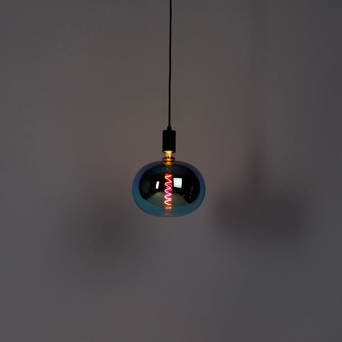 QAZQA Industriële hanglamp zwart incl. LED G220 dimbaar - Facil