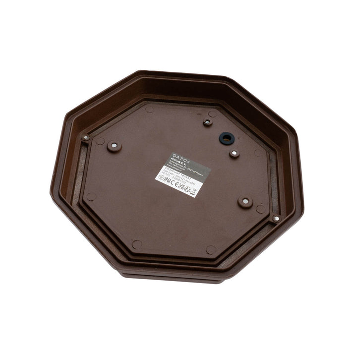 QAZQA Landelijke plafondlamp roestbruin 21,3 cm IP44 - Bri