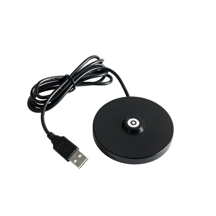 QAZQA Tafellamp mushroom roestbruin oplaadbaar incl. laadstation -