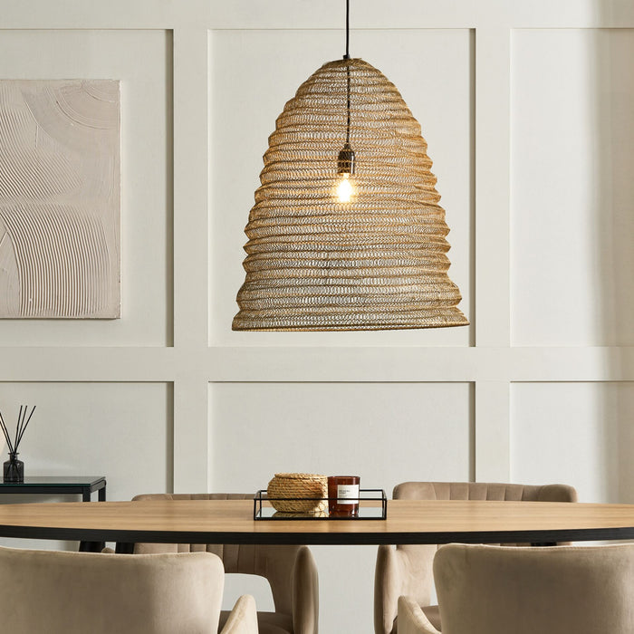 Beliani - PALAR - Hanglamp - Koper - Metaal