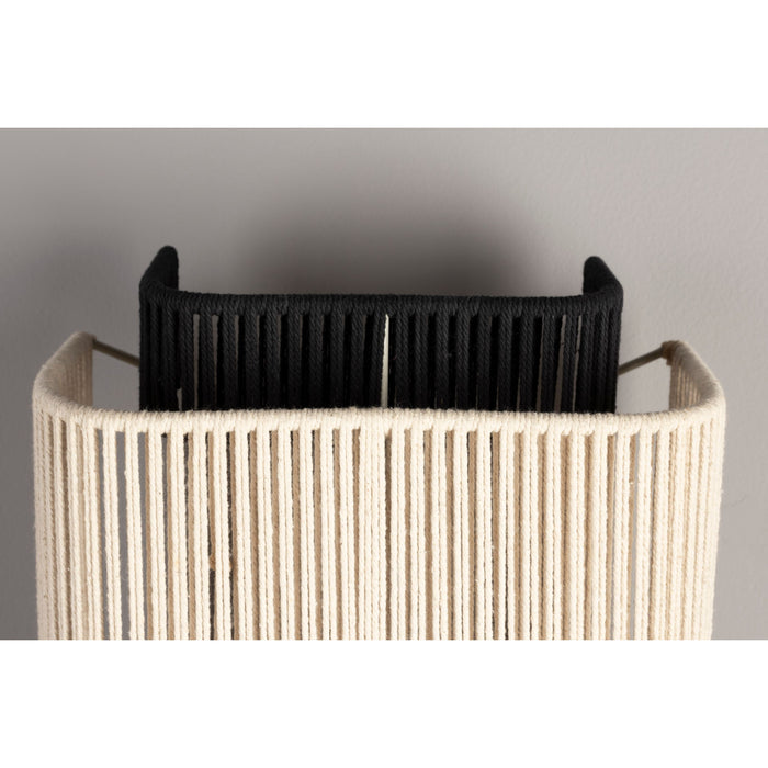 Dutchbone Elon Wandlamp Beige| Zwart