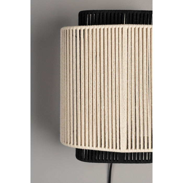 Dutchbone Elon Wandlamp Beige| Zwart