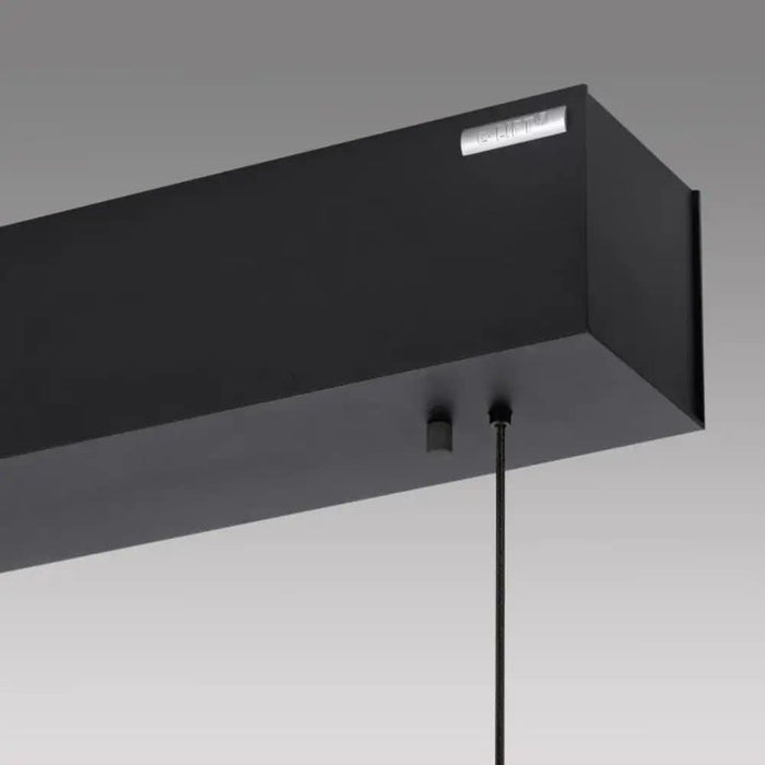 Neuhaus PURE® Hanglamp PURE E-MOTION Black - Wood e-LIFT 120cm incl.