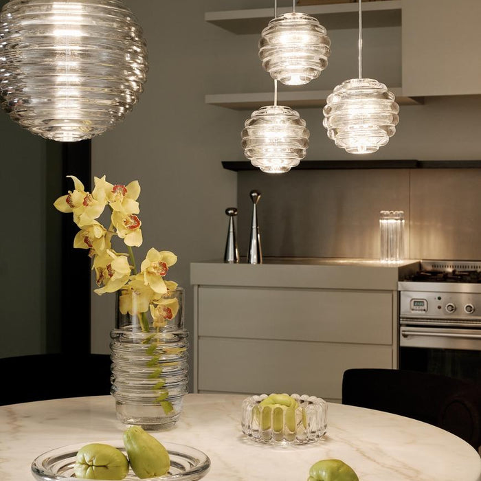 Tom Dixon Press Sphere hanglamp LED Ø30 transparant