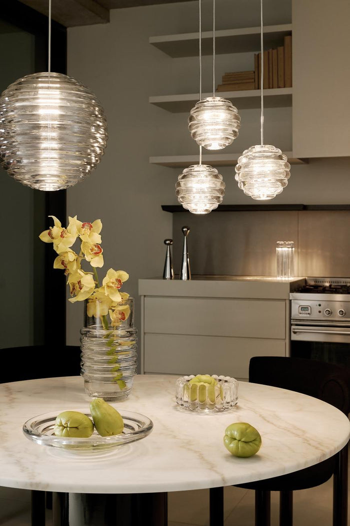 Tom Dixon Press Sphere hanglamp LED Ø30 transparant