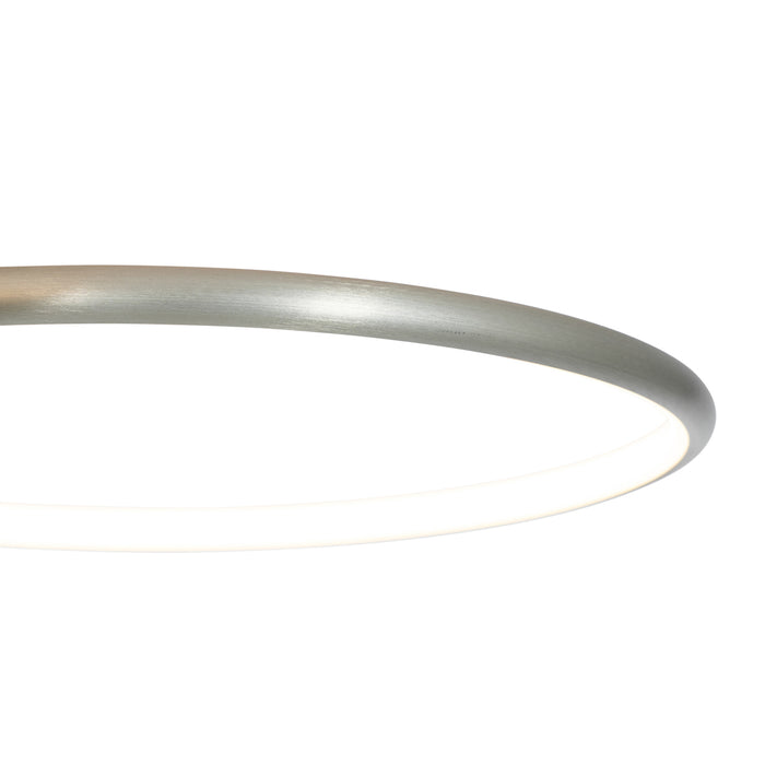 QAZQA Design plafondlamp staal incl. LED 3-staps dimbaar 3-lichts -