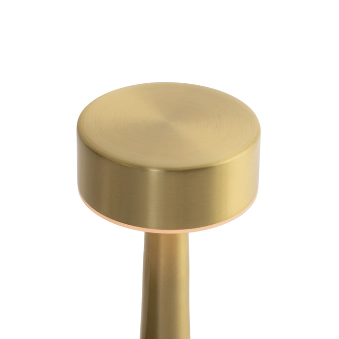 QAZQA Set van 2 tafellampen goud RGBW oplaadbaar - Isobel