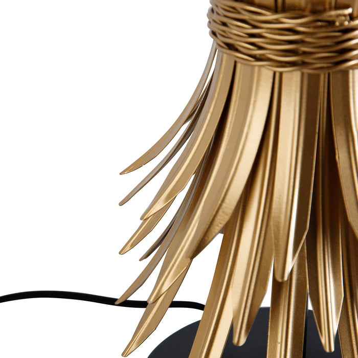 QAZQA Art Deco tafellamp goud - Wesley