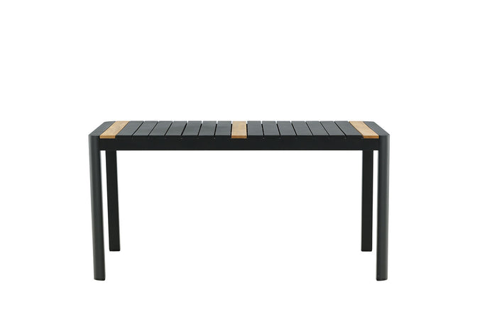 Rebellenclub Ferna Tuintafel - 150 x 90cm - Zwart