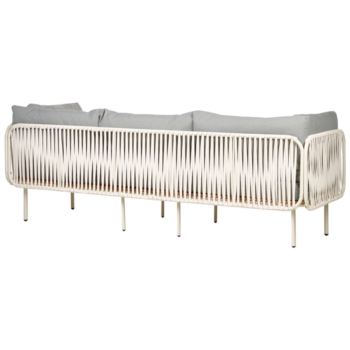 Beliani - SENISE - Tuinbank - Grijs - Aluminium