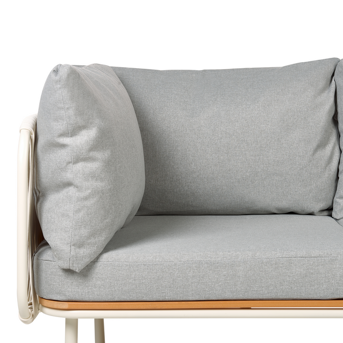 Beliani - SENISE - Tuinbank - Grijs - Aluminium