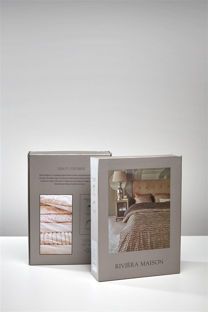 Riviera Maison Calm Coral Dekbedovertrek - 240x200/220 - Blauw