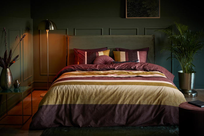 Beddinghouse Jorren Dekbedovertrek - 240x200/220 - Donker Rood