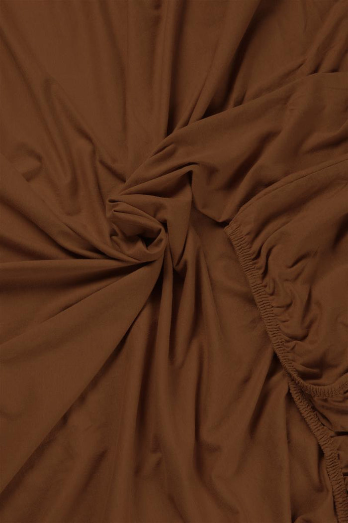 Beddinghouse Jersey - Topper Hoeslaken - 140x200/220 - Steenrood