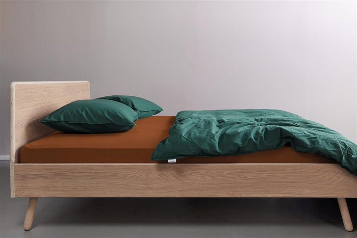 Beddinghouse Jersey - Topper Hoeslaken - 90x200/220 - Steenrood
