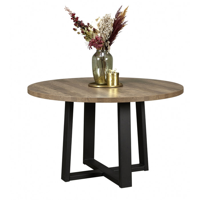 Eettafel Middelburg - Bruin|Hout - Noten - MDF