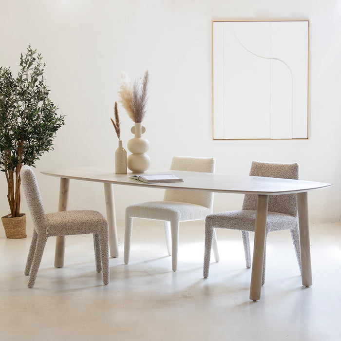 Giga Meubel - Eettafel Leone Naturel 170cm Deens Ovaal