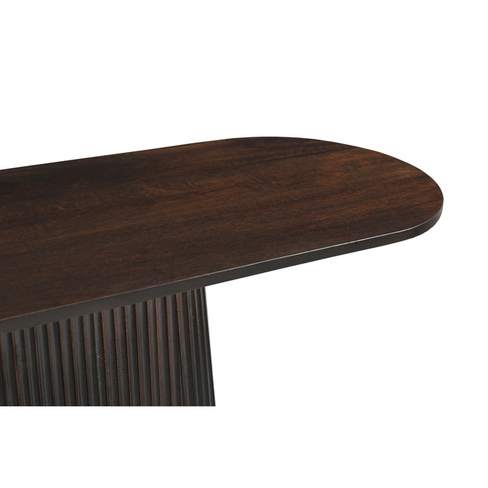 Livingfurn - Wandtafel Salvator Walnut 140cm - Mangohout