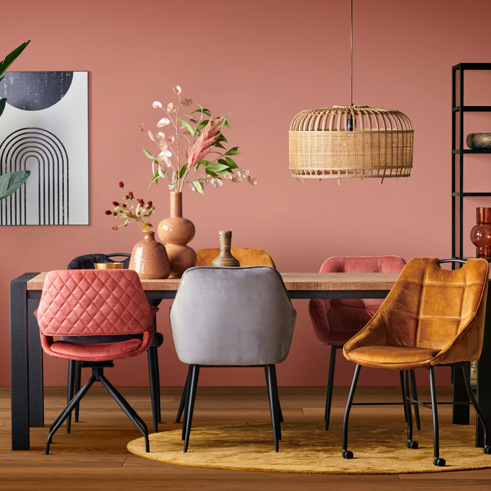 Eettafel Tilburg - Hout - Mango|Hout - Naturel - MDF