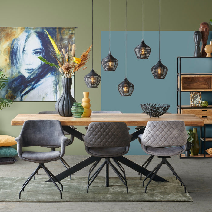 Eettafel Bemmel - Hout - Mango|Hout - Naturel - Hout