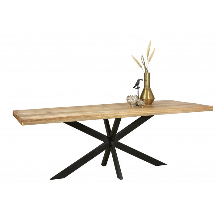 Eettafel Bemmel - Hout - Mango|Hout - Naturel - Hout