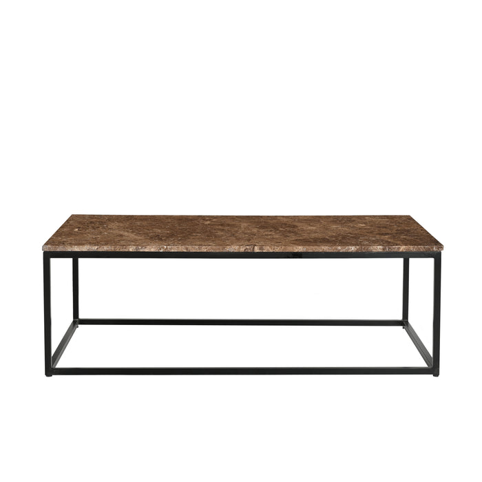 Livingfurn - Salontafel Dion Emperador 120cm - Marmer