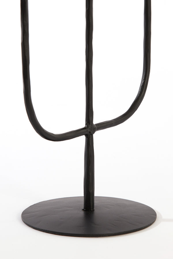 D - Light & Living - Kandelaar NICOLE - 22.5x15x45.5cm - Zwart