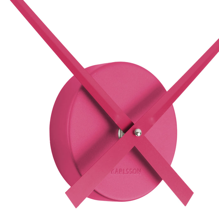 Karlsson Wandklok Little Big Time Mini Metallic - Roze - Ø41cm
