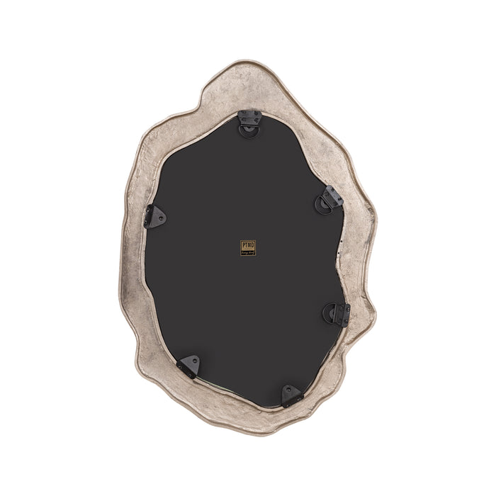 PTMD Morina Champagne alu glass mirror oval shaped