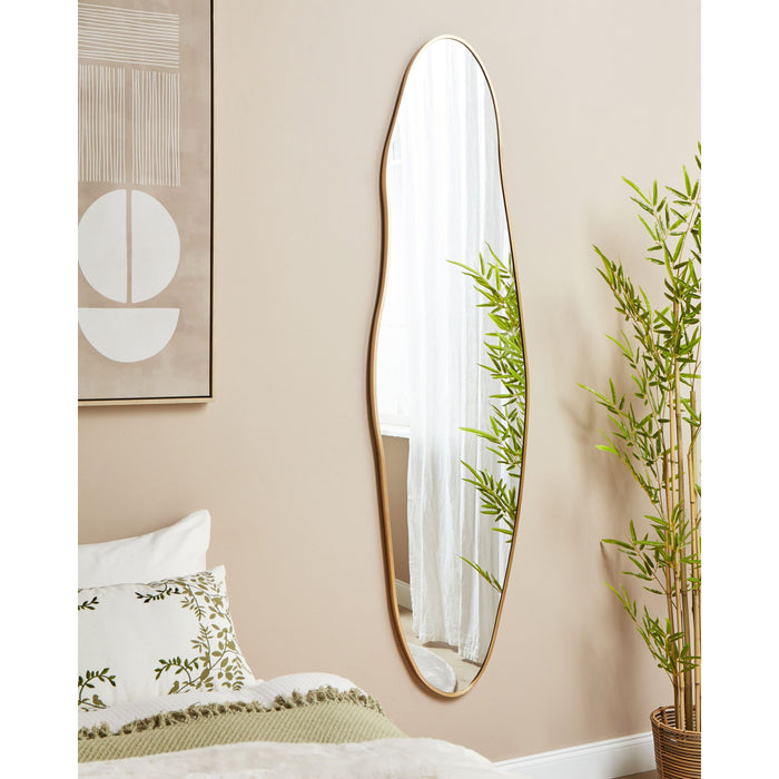 Beliani - SALINS - Wandspiegel - Goud - 41 x 162 cm - Aluminium