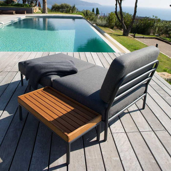 Houe Level bijzettafel 81x40 frame Muted White