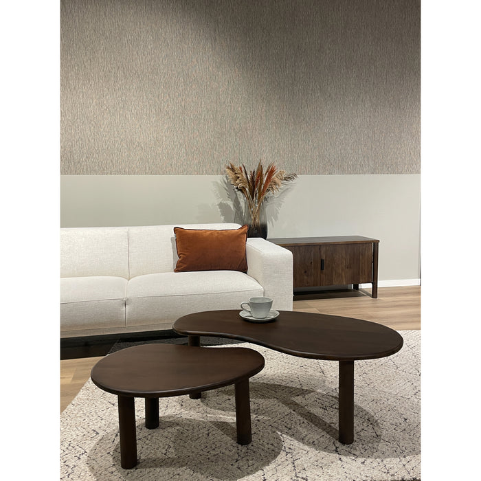 Brix - Salontafels - Brix Nubi Brown Set of 2 - Bruin