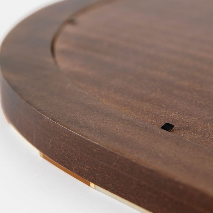 Sissy-Boy Oranje hangspiegel met geblokte omlijsting