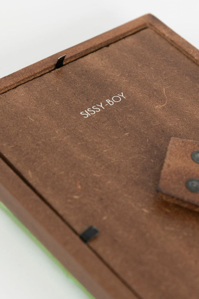 Sissy-Boy Groen resin fotolijstje met bamboe rand