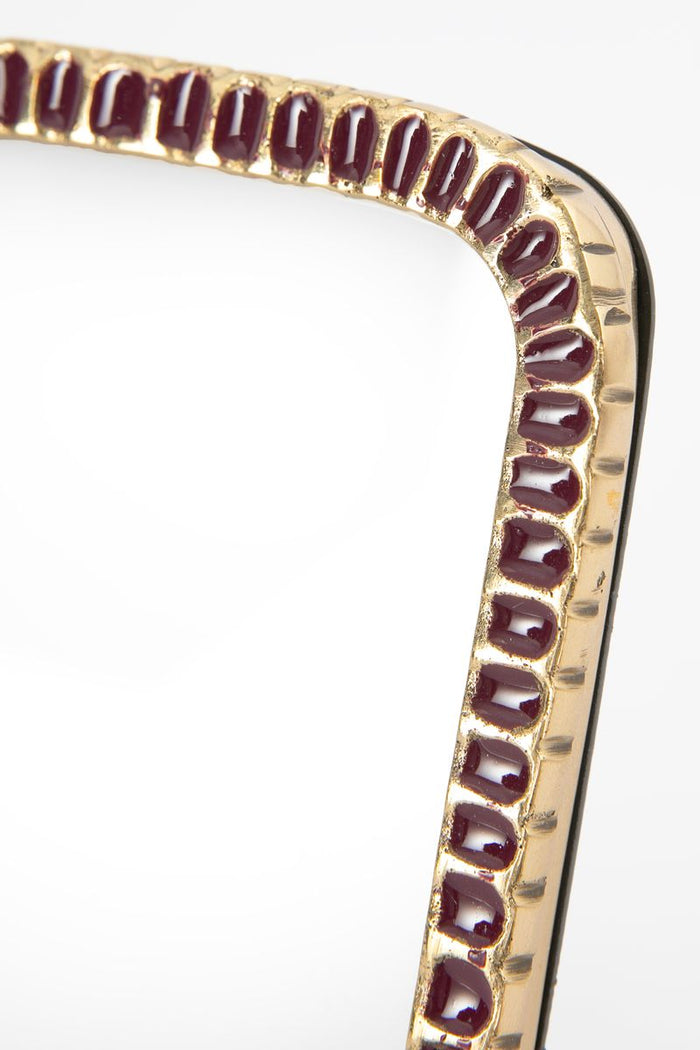 Sissy-Boy Bordeauxrode scalloped enamel fotolijst