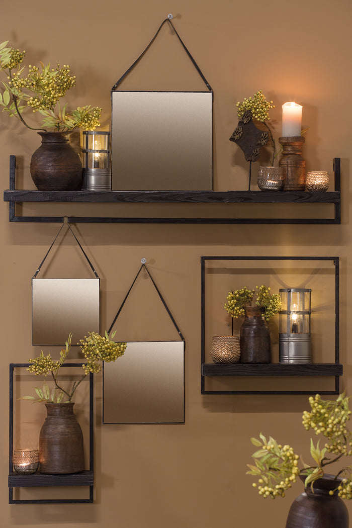 Light & Living - Wandplank MADDISON - 30x15x50cm - Zwart