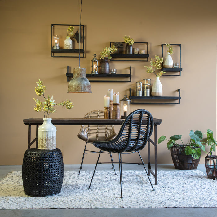 Light & Living - Wandplank MADDISON - 30x15x50cm - Zwart