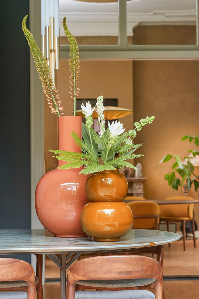 Mica Decorations Boyd Vaas - H37 x Ø26 cm - Bruin