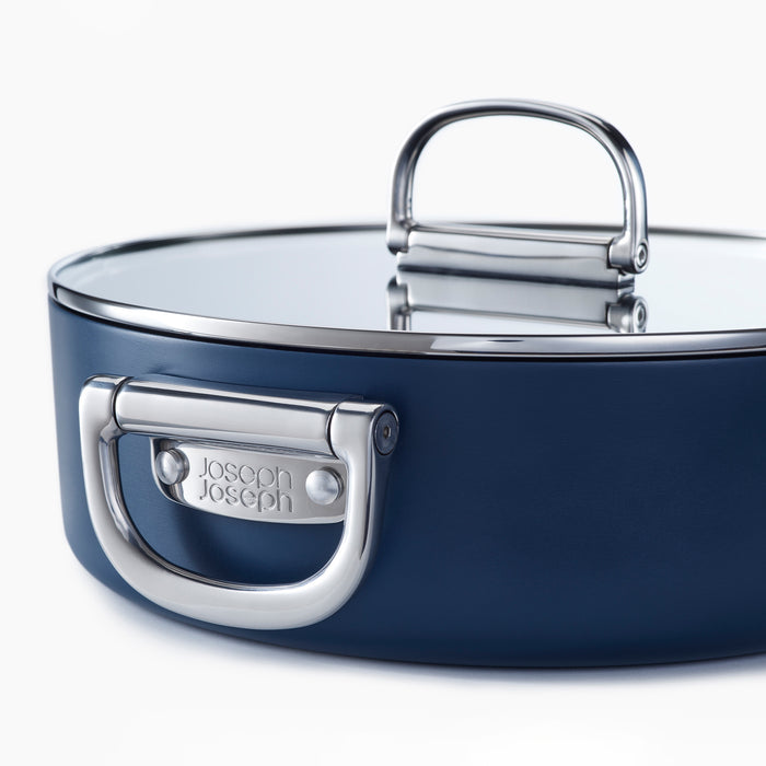 Joseph Joseph Space Braadpan met Deksel - Ø 28 cm