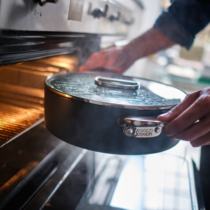 Joseph Joseph Space Braadpan met Deksel - Ø 28 cm