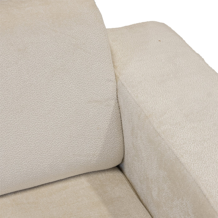 Giga Meubel - Hoekbank Beige - 3-Zits Links - 256x188x77cm - Monza