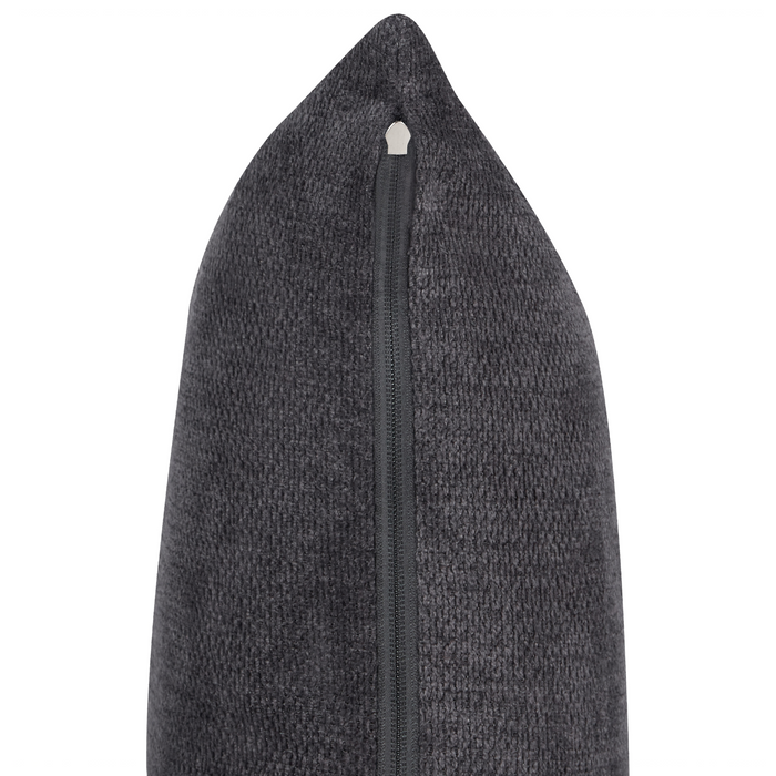 Beliani - GLORVIKA - Driezitsbank - Zwart - Polyester