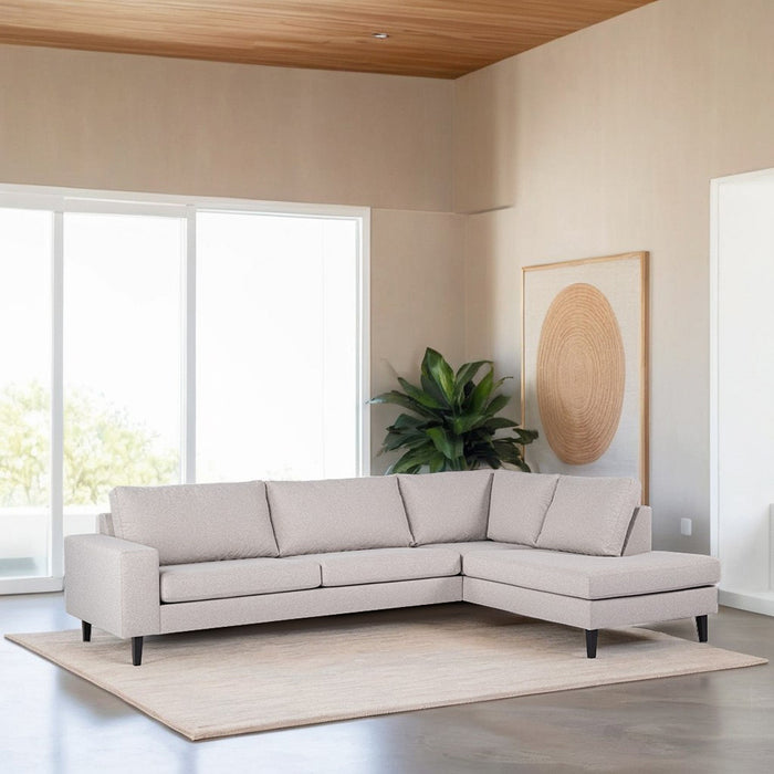 Giga Meubel - Hoekbank Grijs Stof - 3-Zits Rechts - Cover