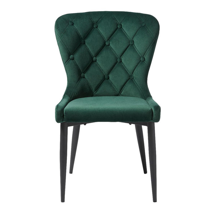 Nordic Home - Gustav eetkamerstoel - velvet - groen