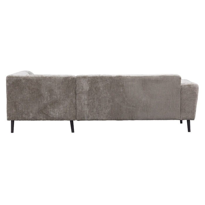 Giga Meubel - Hoekbank Taupe - 3-Zits Rechts - 242x160x73cm - Turin