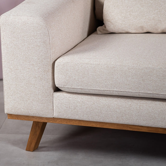 Giga Meubel - Hoekbank Stof - Beige - 3-Zits Rechts - Grande