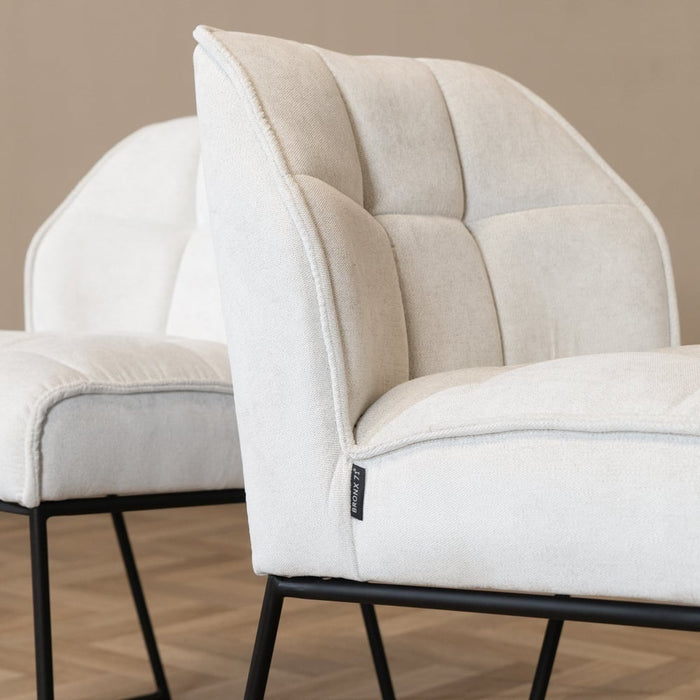 Bronx71 Scandinavische barkruk Jelle off white 70 cm