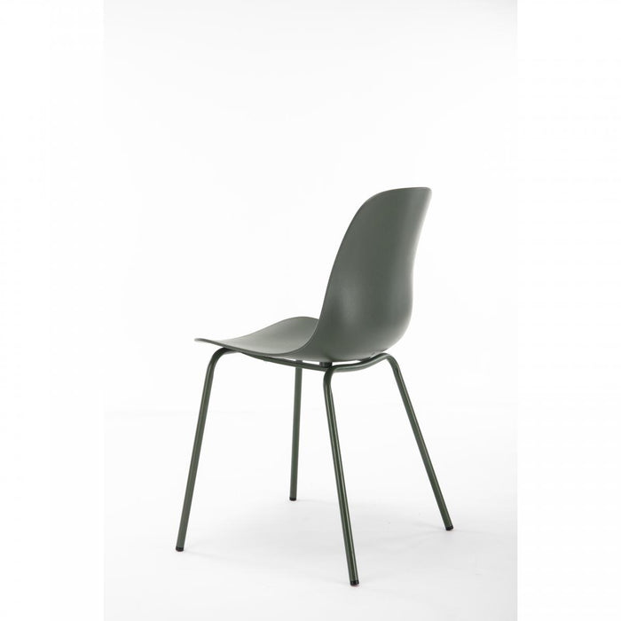 Nordic Home Lara eetkamerstoel - olijfgroen